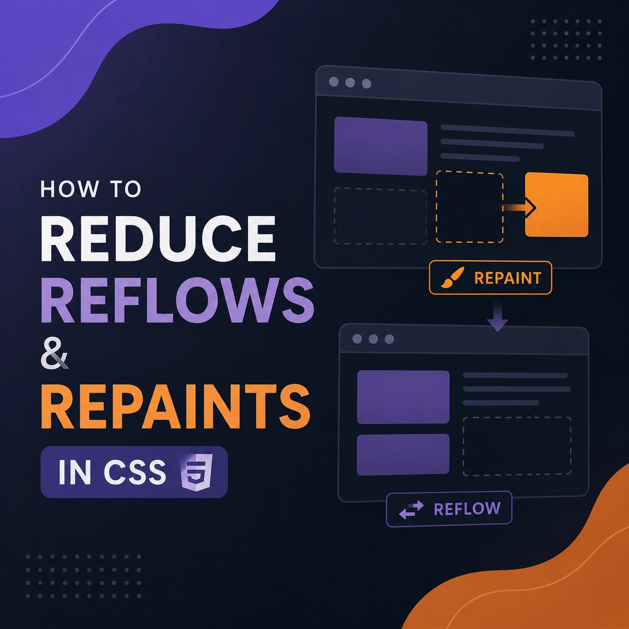 How to Reduce Reflows and Repaints in CSS